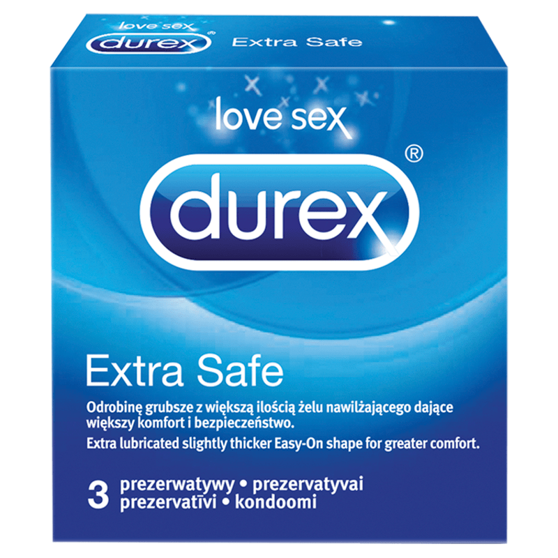 Durex Condoms Extra Safe - 3 Pieces