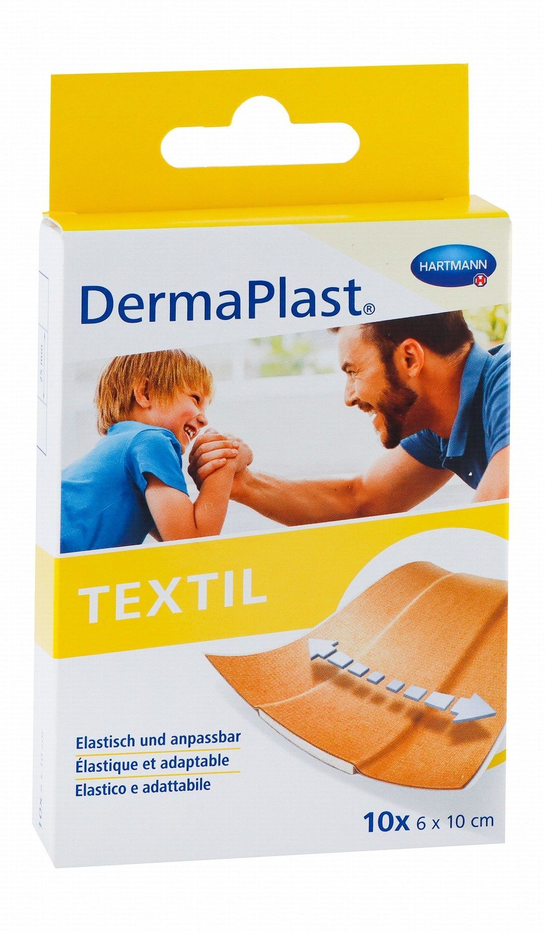 Hartmann Dermaplast Textil Plasters (6x10cm), 10 Pieces - Makkah Pharmacy