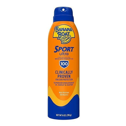 Banana Boat Sport Water-Resistant Sunscreen Spray SPF100, 170g - Makkah Pharmacy