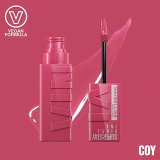 Maybelline Super Stay Vinyl Ink Liquid Lipstick Coy 20, 1 Piece - Makkah Pharmacy