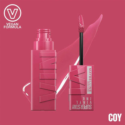 Maybelline Super Stay Vinyl Ink Liquid Lipstick Coy 20, 1 Piece - Makkah Pharmacy