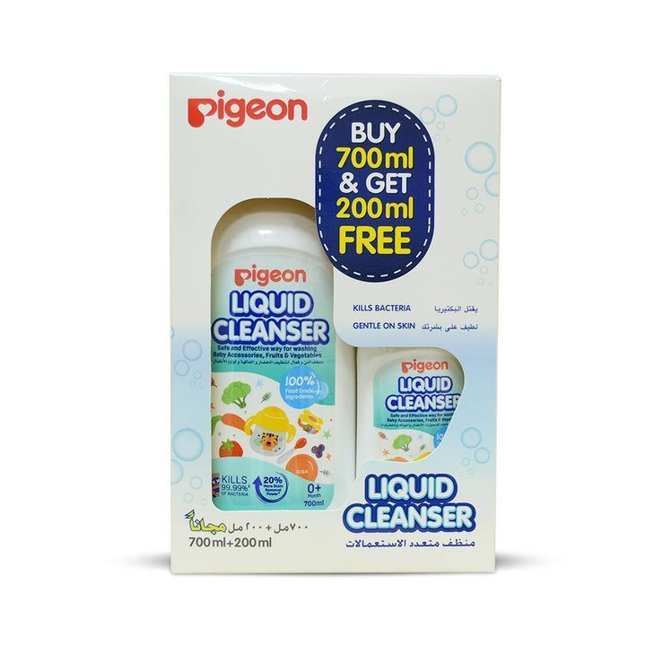 Pigeon Liquid Cleanser 700 ml +200 ml Free - Makkah Pharmacy