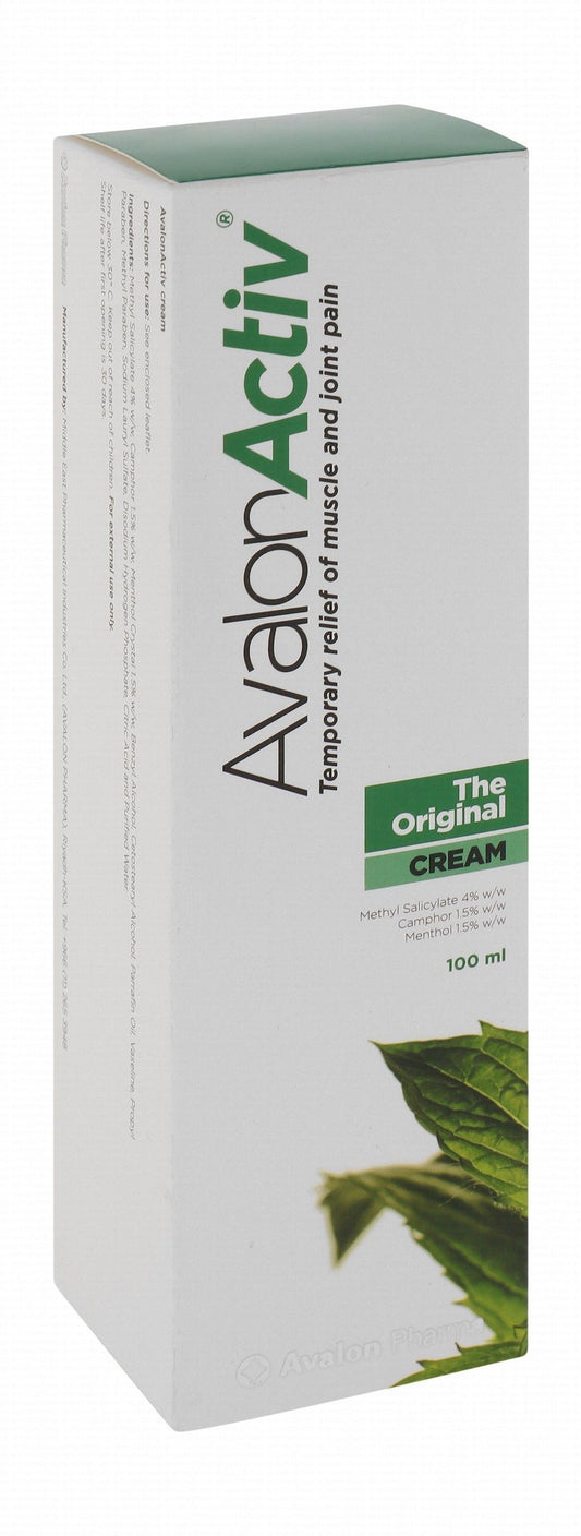 Avalon Pharma Muscle Pain Relief Cream, 100ml - Makkah Pharmacy