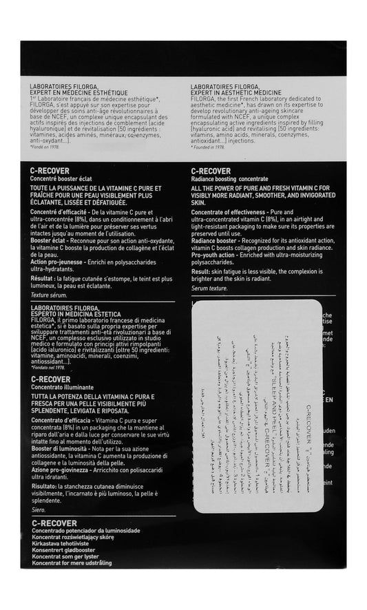 Filorga C-Recover Radiance Boosting Concentrate with Hyaluronic Acid, 3x10ml - Makkah Pharmacy