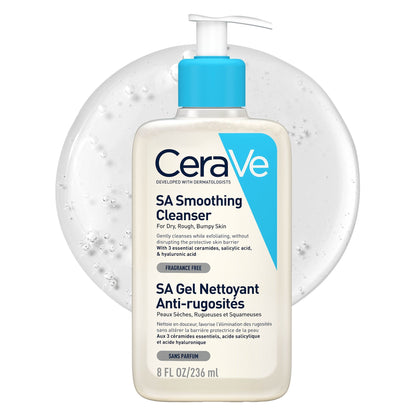 CeraVe SA Smoothing Cleanser for Normal, Dry & Rough Skin, 236ml - Makkah Pharmacy