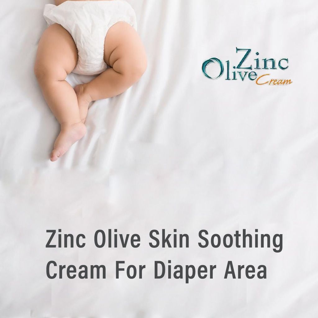 Zinc Olive Cream Skin Soothing Cream for Diaper Area, 75g - Makkah Pharmacy