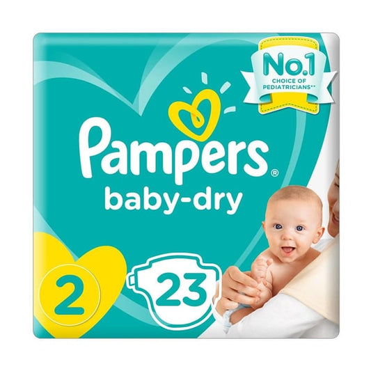 Pampers New Baby Dry 2 Small 3-6 Kg 23Ã¢â‚¬â„¢S