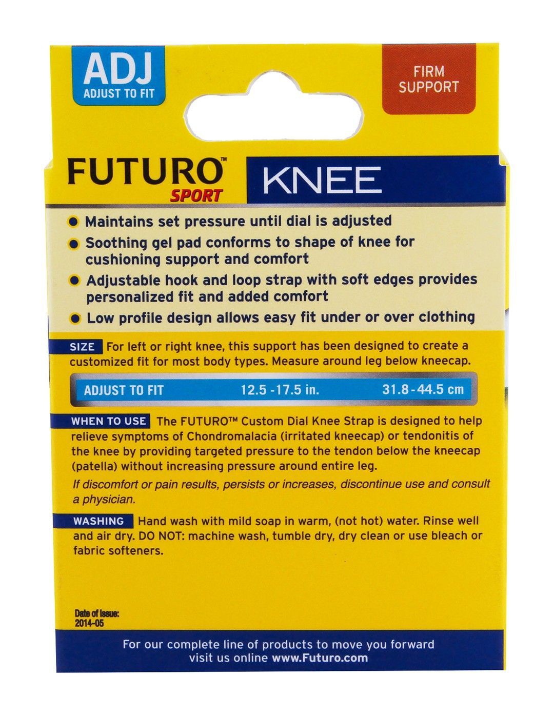 Futuro Sport Adjustable Custom Dial Knee Support Strap (31.8-44.5cm), 1 Piece - Makkah Pharmacy