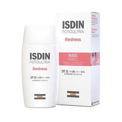 Isdin Fotoultra Hypoallergenic Water-Resistant Anti-Redness Facial Sunscreen SPF50 PA+++, 50ml - Makkah Pharmacy