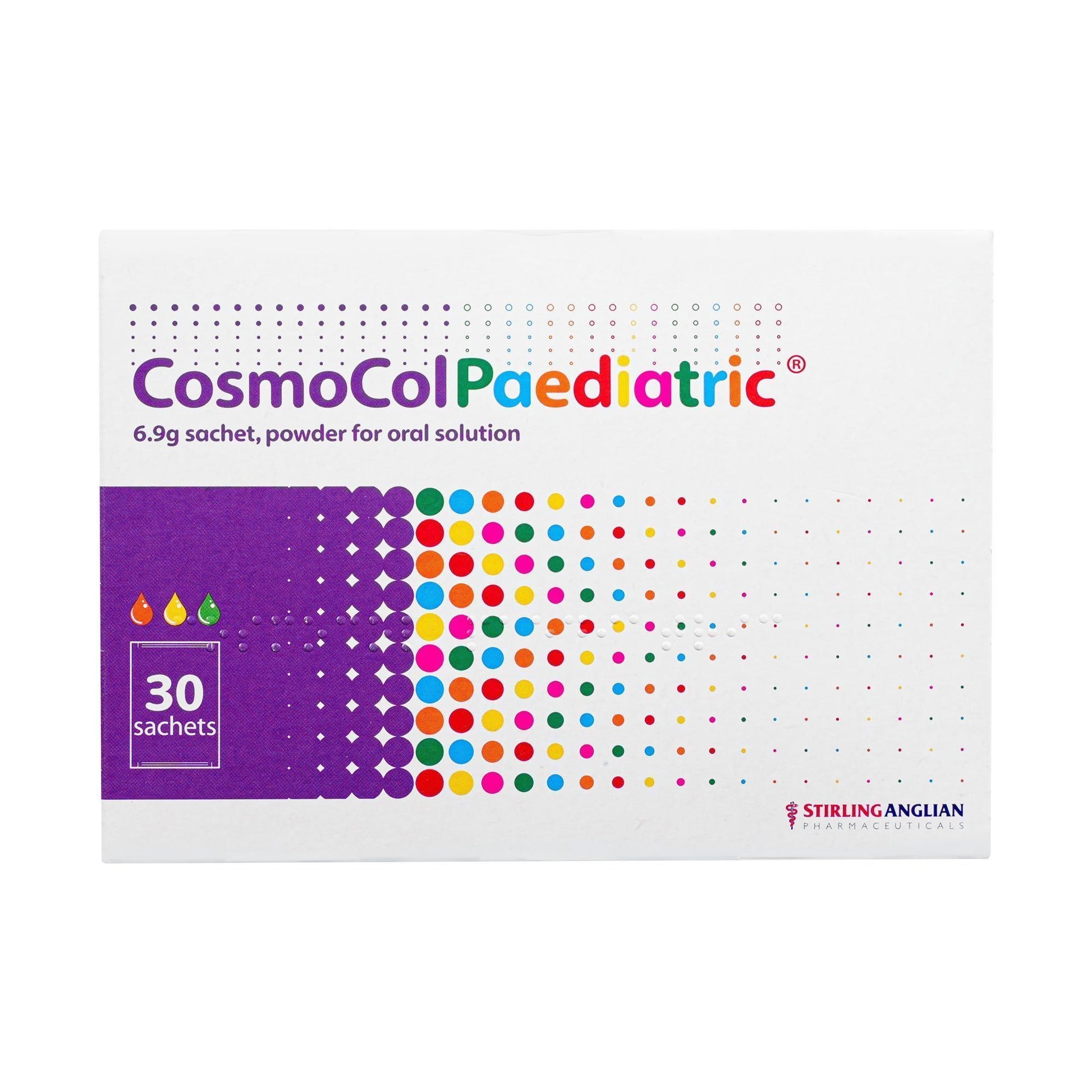 CosmoCol Paediatric Oral Solution for Constipation Relief, 30 Pieces