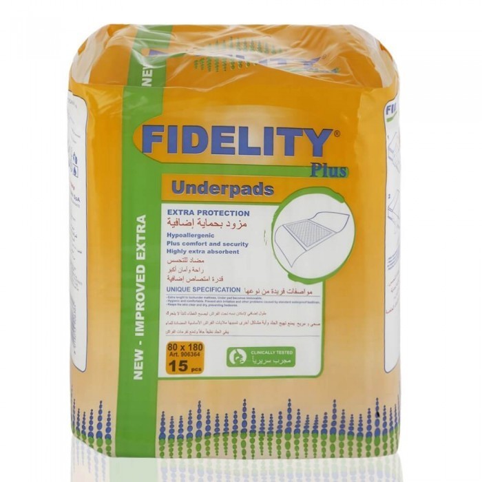 Fidelity Plus Underpads 15 Pcs