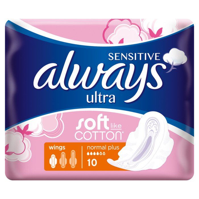Always Ultra Sensitive Normal 10S