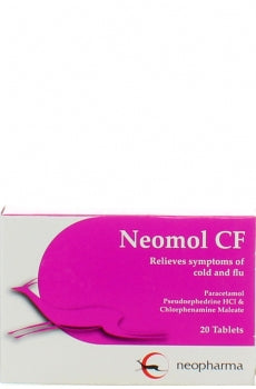 Neomol Cold & Flu 500 mg Tablets 20s