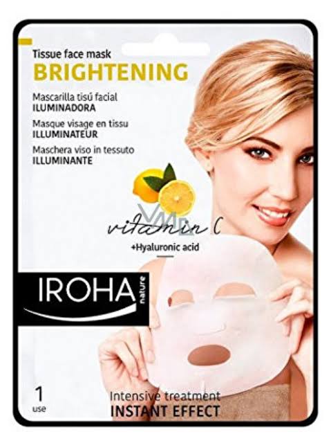 Iroha Nature Tissue Face Mask Brightening Vitamin C 23 ml
