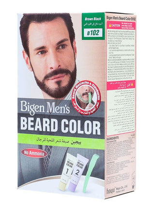 Bigen MenS Beard Color Cream, Brown/Black B102, 40Gm