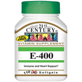 21St Century, Vitamin E, 180 Mg (400 Iu), 110 Softgels