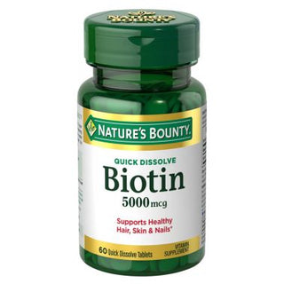 NatureS Bounty Biotin 5000Mcg Vitamin 60 Tablets