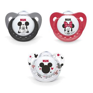 Nuk Pacifier Mickey Mouse 0-6 M Silicone 1 Unit