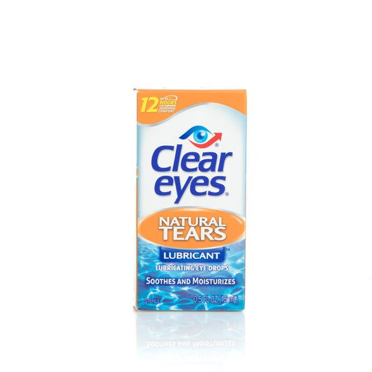 Clear Eyes Mild Dry Eyes Natural Tears Eye Drops-0.5 Oz