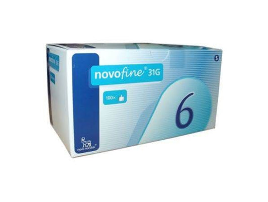 Novofine 6Mm 100's 31G