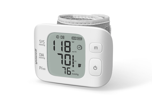 yuwell YE8800AR Rechargeable Wrist Blood Pressure Monitors for Home Use, Large Blood Pressure Cuff Wrist, Blood Pressure Machine with Irregular Heartbeat, Including Travel Case & USB Cable 
