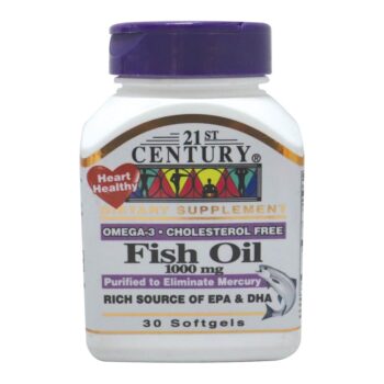 21st Century Fish Oil 30’s 1000MG