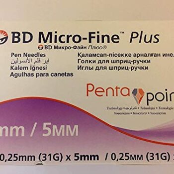 BD Micro-Fine Penta Point Sterile Pen Needles 5mm X 31g
