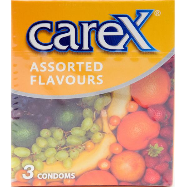 Carex Condoms Assorted Flavours 3s