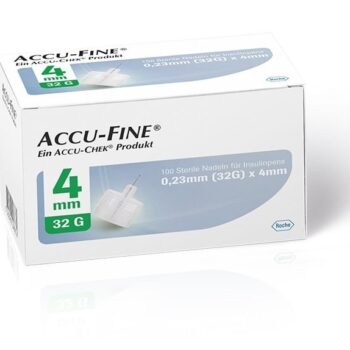 Accu-Fine 0.23mm x 4mm Insulin Pen Needles