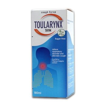 Toularynx Thyme 5g/100g, 180ml (Sugarfree) Syrup (P)