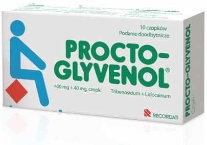 Procto-Glyvenol 400 mg 10 suppositories buy online