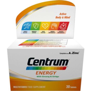 Centrum Energy Multivitamin Tablets 30’S