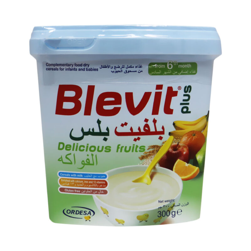 Blevit Plus Delicious Fruits Dry Cereals 300 G