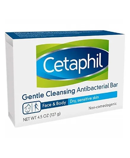 Cetaphil Antibacterial Gentle Cleansing Bar – 127g