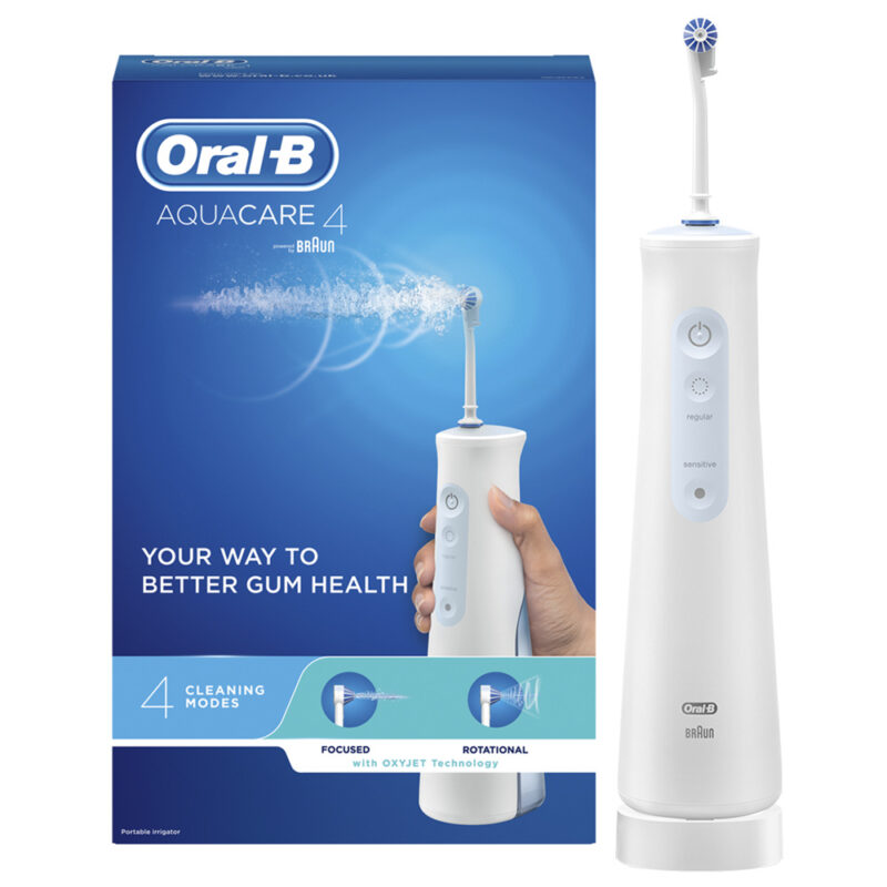 Oral B – Waterflosser 4 Portable Irrigator Power Toothbrush