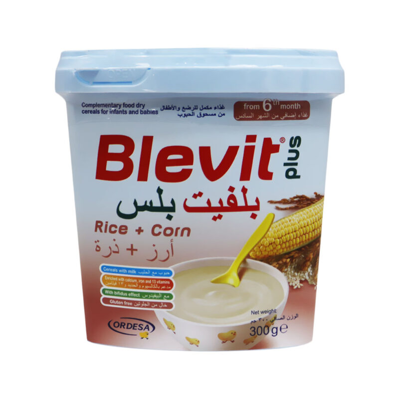 Blevit Plus Rice + Corn Dry Cereals 300 G
