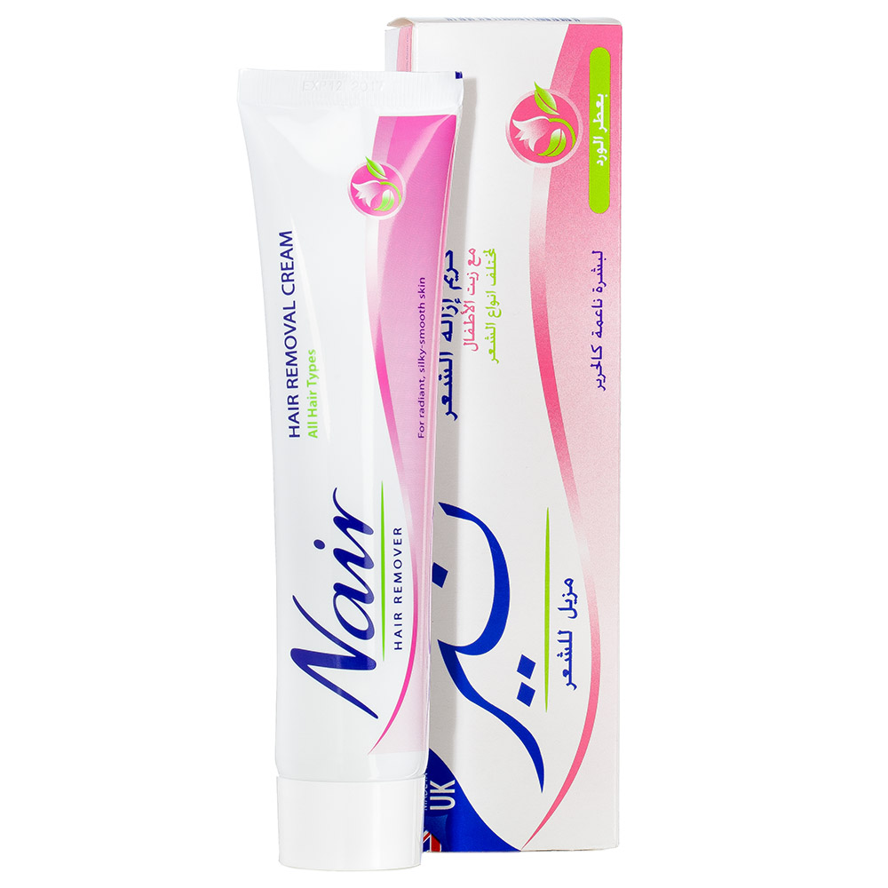 Nair - Hair Remover Cream Tube Rose 110g - Makkah Pharmacy