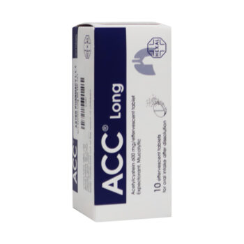 ACC Long 600 mg Effervescent Tablets 10’S