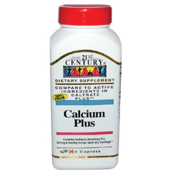 21St Century Calcium Plus Caplets 120’S