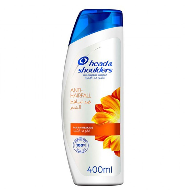Head & Shoulder Anti-Hairfall Anti-Dandruff Shampoo 400ml - Makkah Pharmacy