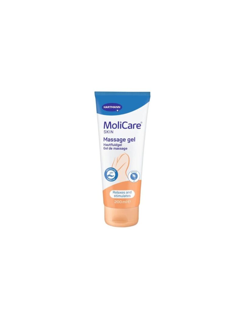 MoliCare Skin Massage Gel, stimulating, revitalising and nourishing massage gel, 200ml​