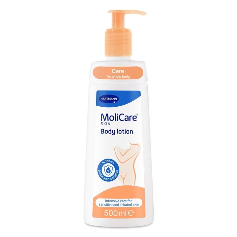 MoliCare Skin Body Lotion, Nourishing body lotion for sensitive, itchy and very dry skin, 500ml